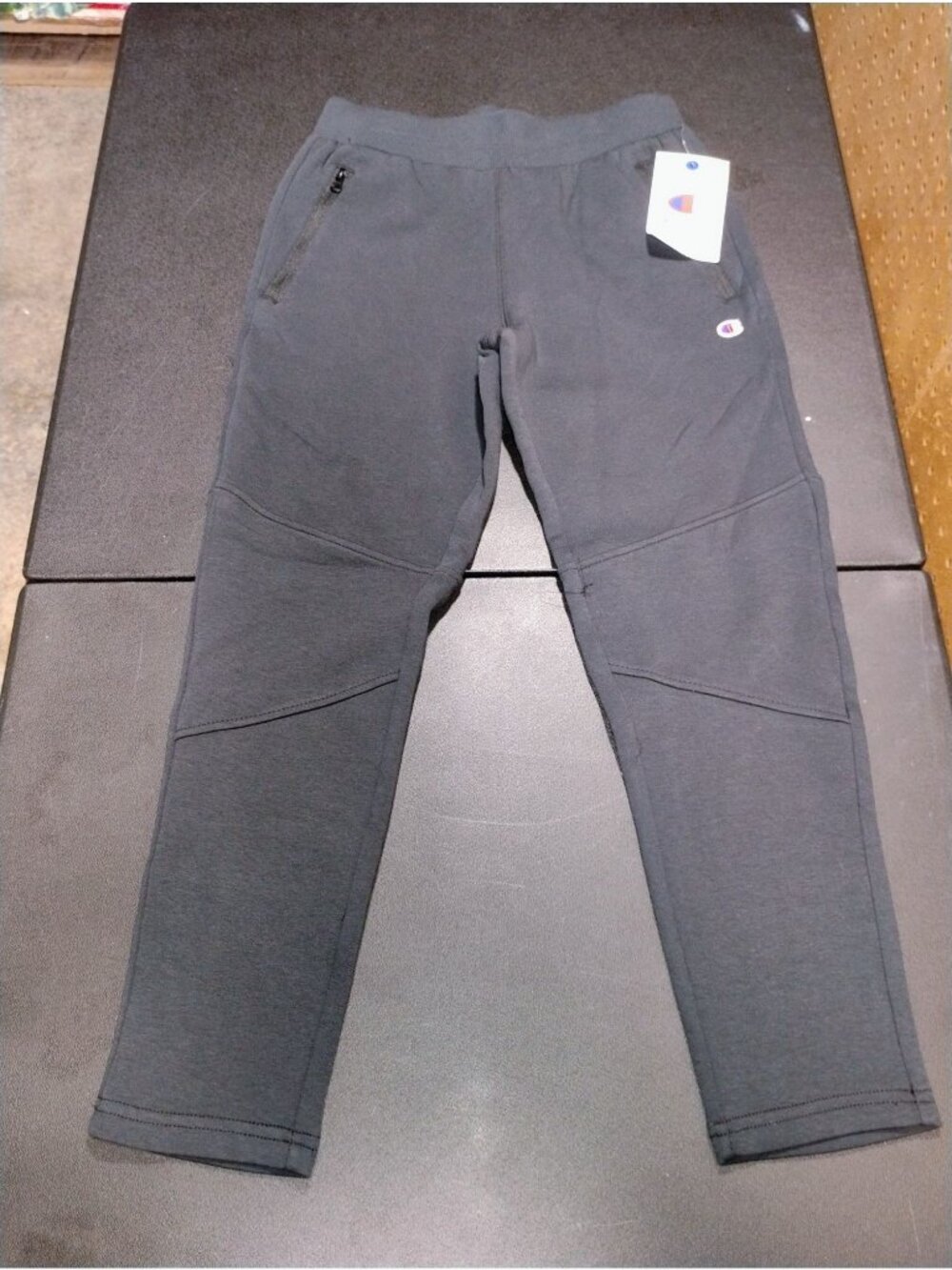 Champion Mens Double Knit Jogger Pants Black Size Small